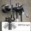 Bathroom Shower Faucet With Spray Gun Brass Hot Cold Water Dual Spout Mixer Tap For Bathroom Splitter Bath Shower Basin