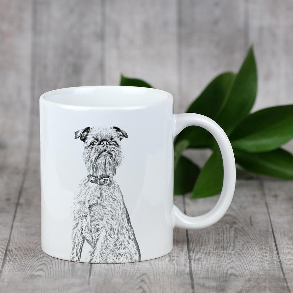 Griffon Bruxellois, Brussels Griffon - cup with a dog, cup with a photo, personalized gift from the Art-Dog brand