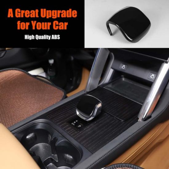 

Glossy Piano Black Gear Knob Trim For LR Discovery 5/Velar/Discovery Sport +