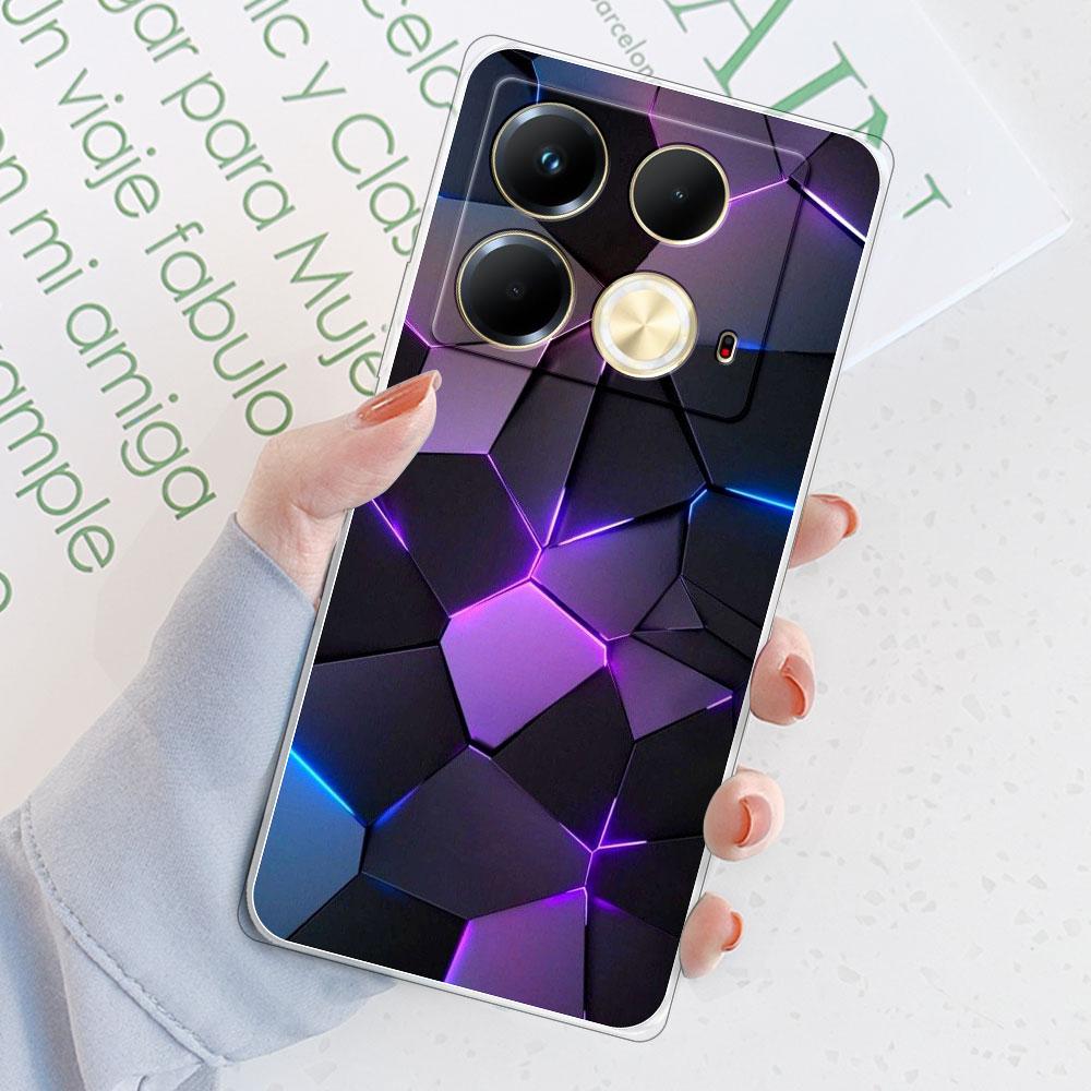 

Для Infinix Note 40 Pro 4G 5G Чехол Задняя крышка Для Infinix Note 40 Pro+ Плюс Funda Прозрачный Мягкий силиконовый чехол для телефона или Note40 Coque InfinixNote40 4G