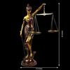 Big Brass 76.2 Cm Andha Kanoon Statue Blind Folded Justice Lady Murti Sculpture Blindfolded Insaaf Ka Taraju Showpiece Murti Home Decor