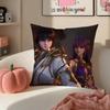 Fantasy Anime DDivine Seal Throne Cushion Cover Pillowcase Short Plush Invisible Zipper Room Sofa Cushion Cover