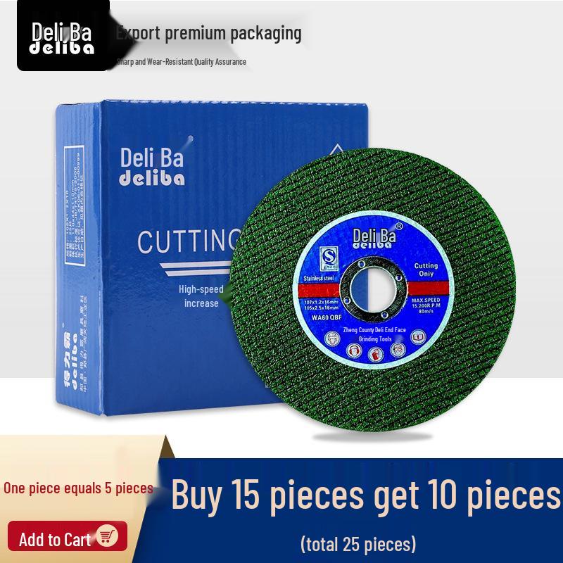 4-Inch Angle Grinder Cutting Disc for Metal & Stainless Steel Polishing