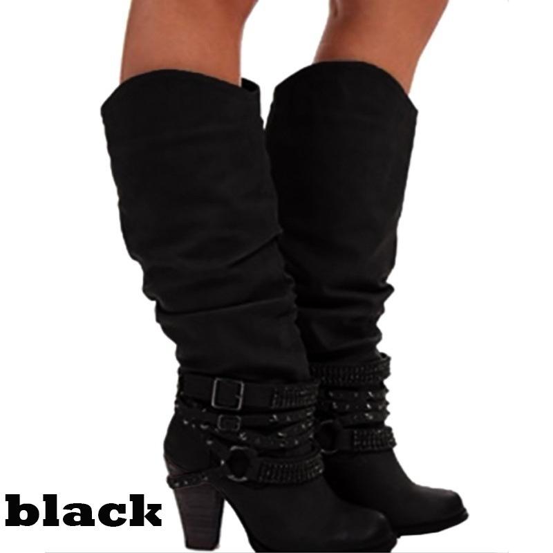 cheap studded boots