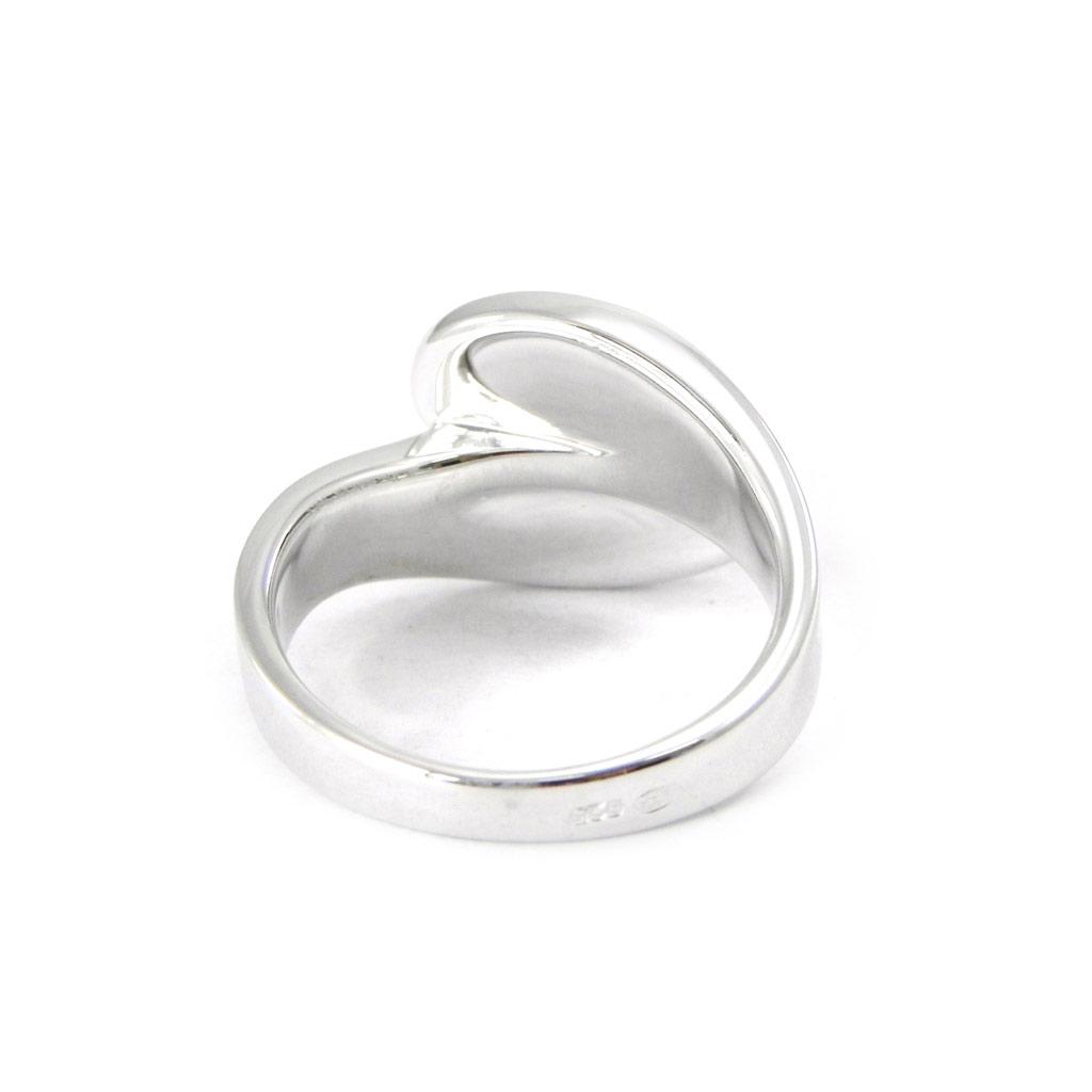 Silver Ring 'Goddess' White
