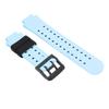 Cinturino Intelligente per Bambini da 15mm Resistente all'Acqua Leggero in Silicone Sostituzione con Fibbia in Acciaio Inossidabile per Sport Blu