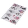 10 Sheet Waterproof Temporary Tattoo Sticker Women Flower Pattern Tattoo Sticker Accessory