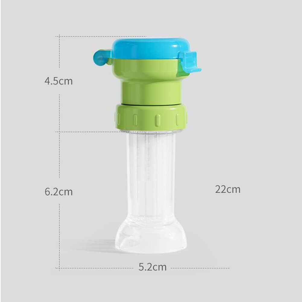 Eforcase 3PCS Bottle Twist Lid, Spill Proof Water Bottle Twist Cover Cap for Juice Soda, Water Bottle Caps with Straw - Random Colour