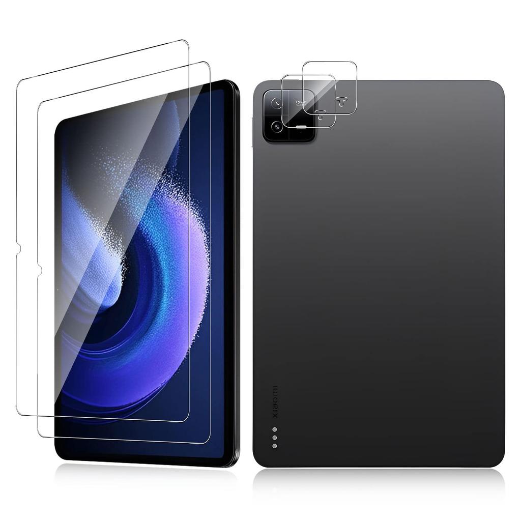 Für Xiaomi Pad6 Pad6 Pro Glasfolie Kamerafolie Kluso Hergestellt von Japan Asahi Glass Hohe Härte 9H Stoßfest Bruchsicher Durchlässigkeit Runde Kante