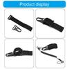 1pc/2pcs Tie Belt Wrap Straps Fishing Casting Rods Holder Belt Metal Buckles Straps Fishing Poles Tether with Lanyard