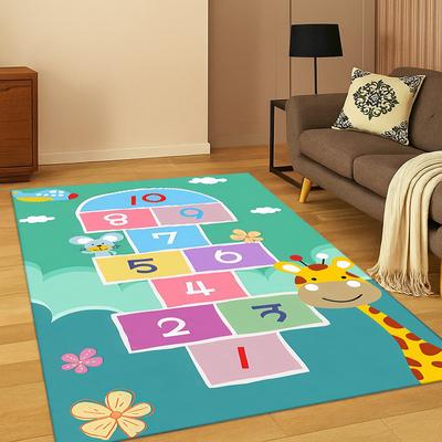 Digitale Spellen Kinderen Hinkelen Tapijt Vloerkleed voor Woonkamer Bank Huis Slaapkamer Deurmat Keuken Decoratie, Kind Speel Antislip Vloerkleed Mat