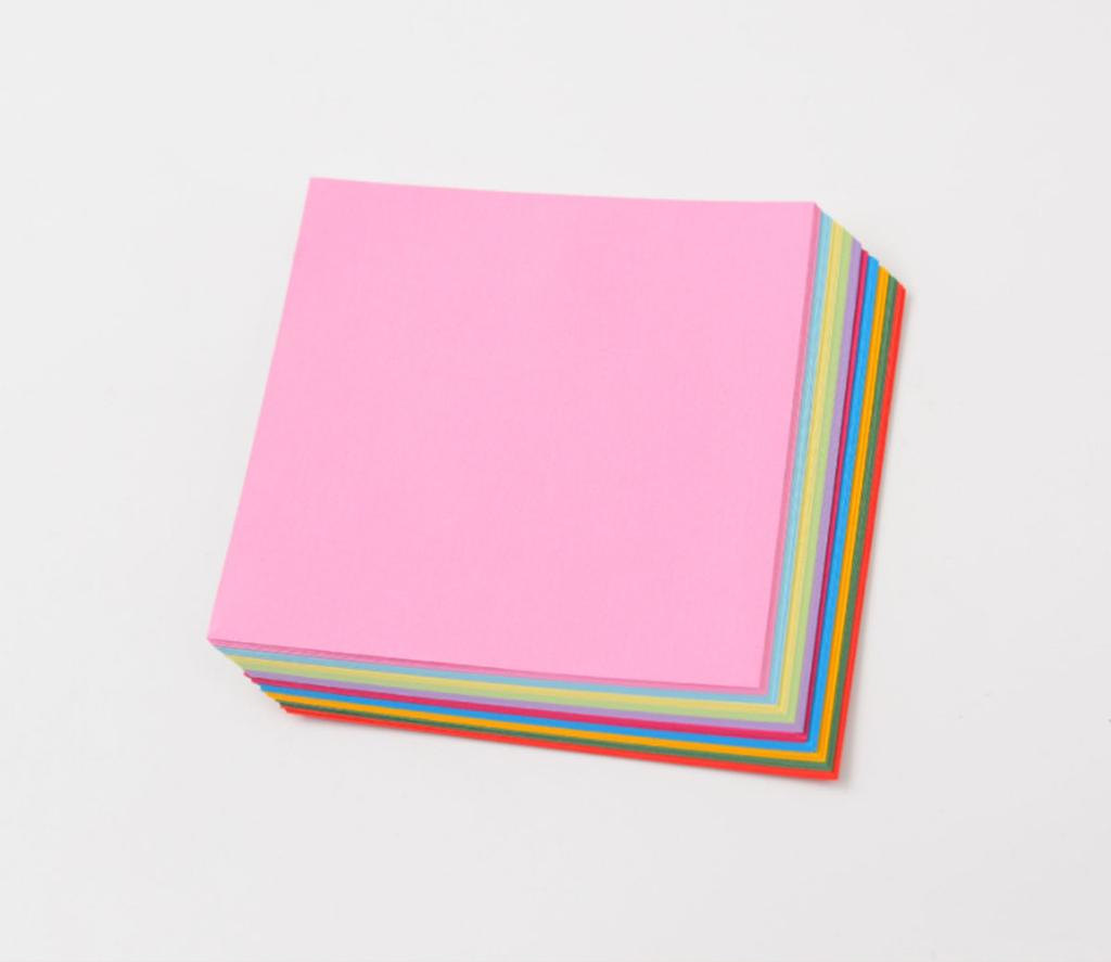 100pcs Square Origami Paper Double Sides Solid Color Folding Paper Multicolor Kids Handmade DIY Scrapbooking Craft Decor