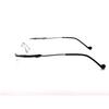 RSINC Randlose Fassung/Brille/Brille, Lederstich Optisch, Für Männer und Frauen, Silber-Blau PA1593(IB-03) M1 4M-212L-XVLP