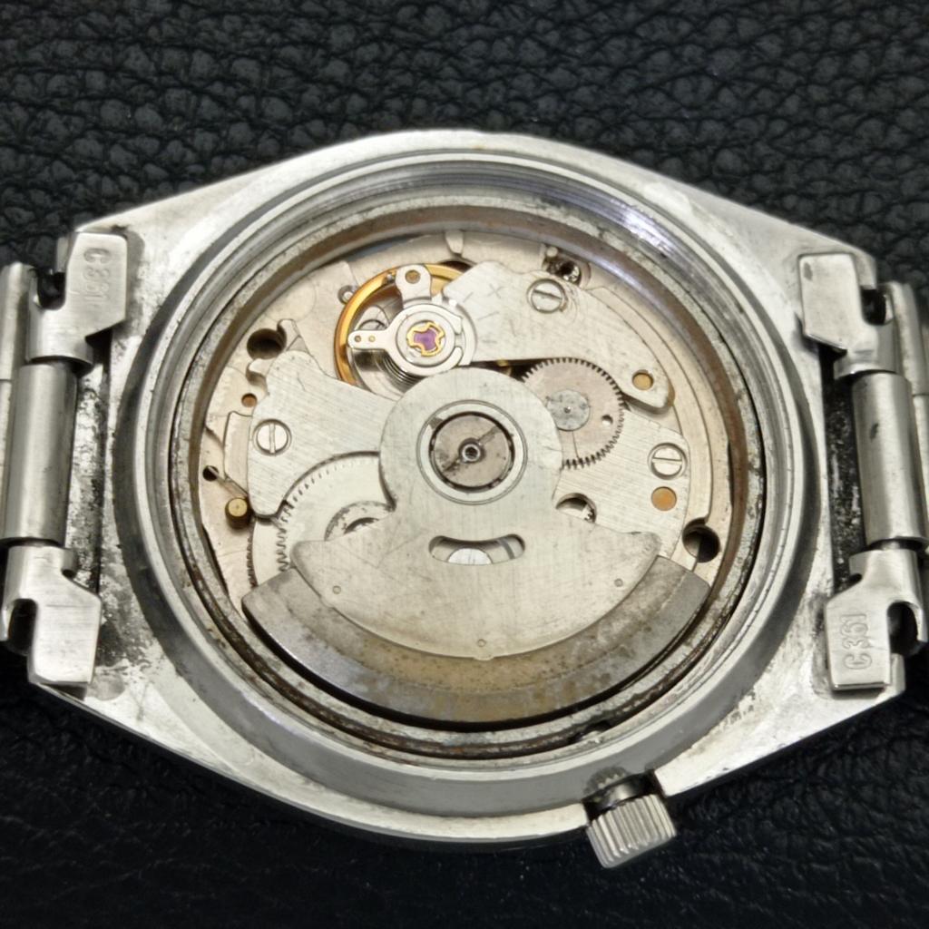 GENUINE VINTAGE SEIKO 5 AUTOMATIC JAPAN MENS GOLDEN COLOR DIAL WATCH A701906-5 R207-a701906