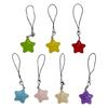 Unique Multicolor Star Bag Pendant Keychain Phone Charm for Fashion Enthusiasts