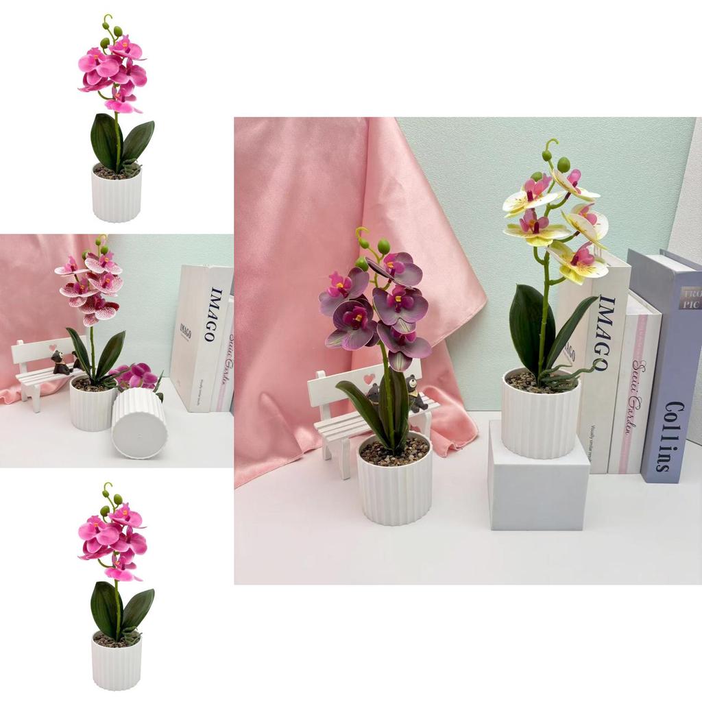Indoor Orchid Plant Artificial Greenery For Wedding Home And Commercial Spaces