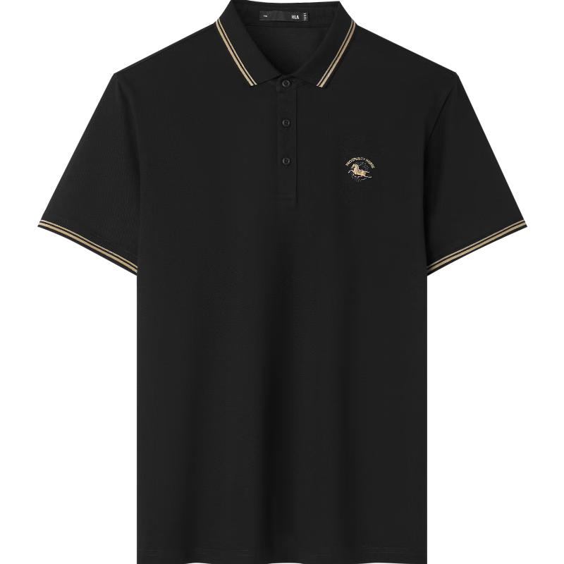 

HLA Men s Year of the Horse Embroidered Cooling Polo Shirt XL