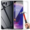 Silicone Case for OPPO Find X5 Pro + 2 Tempered Glass Protectors Transparent
