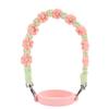 Wasserflaschengriff Niedliche Blume Silikon-Schlaufe Handgewebtes Wasserflaschen-Lanyard Wasserbecher-Seil für Outdoor-Reisen Camping
