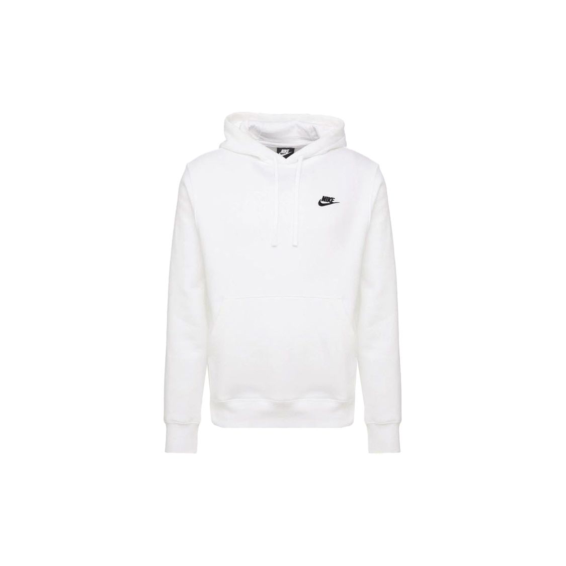 Nike Sportswear Club Fleece White Crew Neck Sweatshirt BV2654-100 M
