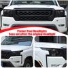 Yinanlutos Headlight Film Protective Compatible with Nissan Frontier 2022-2025 Front Head Light PreCut Decoration Sticker Decal Car Exterior