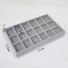 Soft Velvet Stackable Jewelry Tray Case Jewelry Display Storage Box Portable Ring Earrings Necklace Organizer Box Jewelry Holder