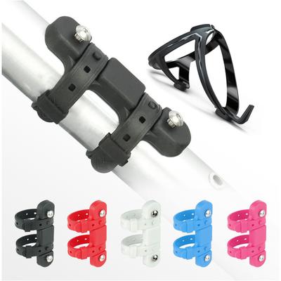 Porte-bouteille de vélo Sangles en silicone antidérapantes Support de bouteille pour vélo VTT Route Adaptateur de montage Convertisseur de base Accessoire de cyclisme
