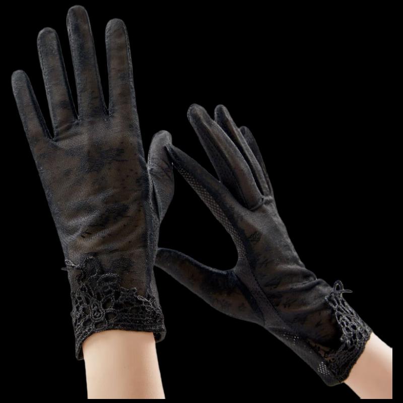 

Zechao 02E Summer UV Protection Lace Driving Gloves