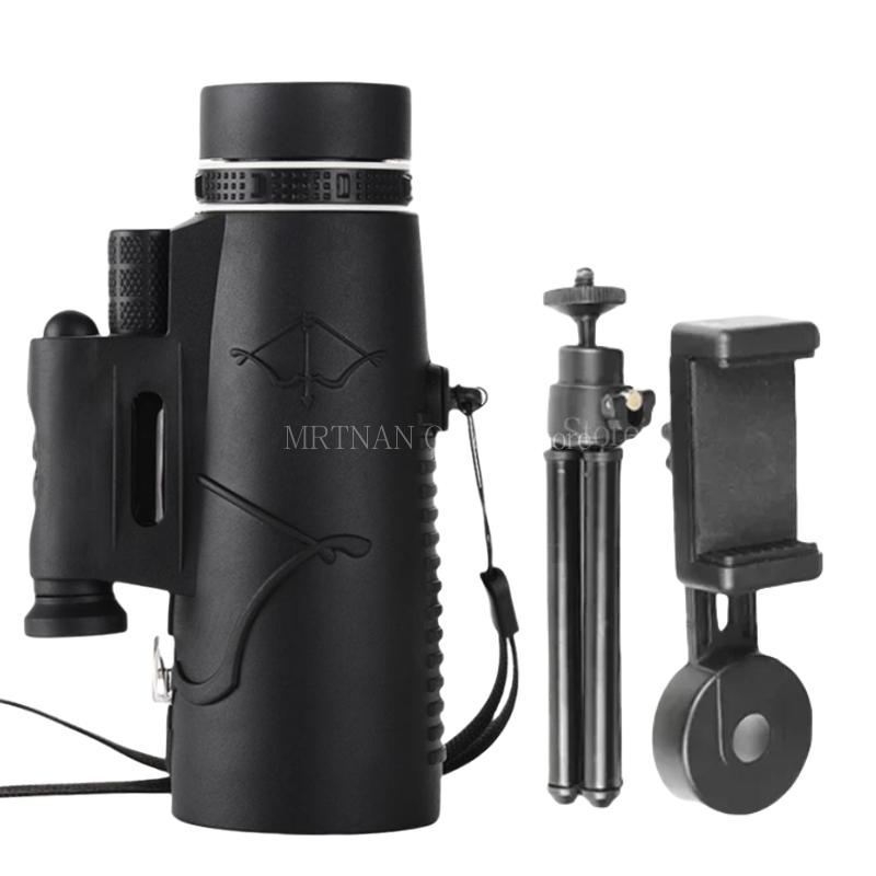 50X60 Zoom HD Powerful Binoculars Long Range Portable Professional Telescope Monocular Low Night Vision for Hunting Camping