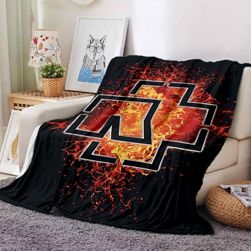 1 Stück Rammstein Musikvideo Teaser Flanelldecke für Super Weiche Niedliche Komfortdecke für Reisebettwäsche Couch Sofa Decke Y7302