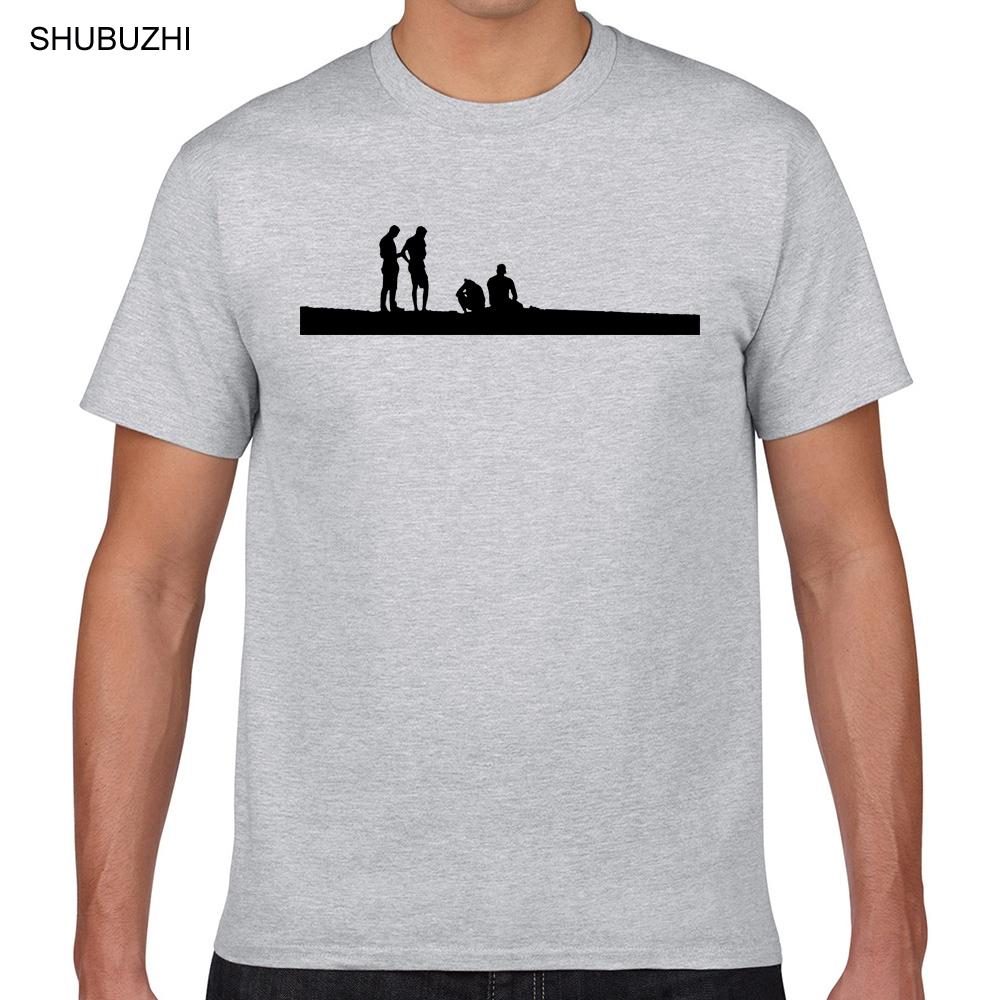 

Tops T Shirt Men silhouetted friends ONeck Vintage Cotton Male Tshirt male brand teeshirt men summer cotton t shirt S