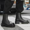 Fashion Casual men's thick soled boots Fashion designer's New style Outdoor leisure party Trendy Youth Hairstylist Nightclub Shoes