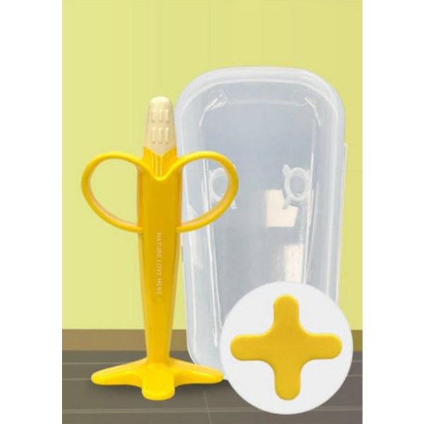 Nature Love Mere Chewable Silicone Fruit Teether Watermelon + Banana Korean childrens toys