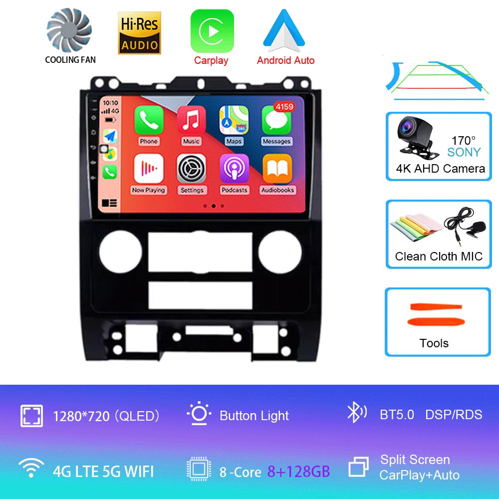 For Ford Escape 2007 2008 2009 2010 2011 2012 Android 14 Auto Multimedia Car Player Radio Navigation GPS Stereo No 2din Carplay