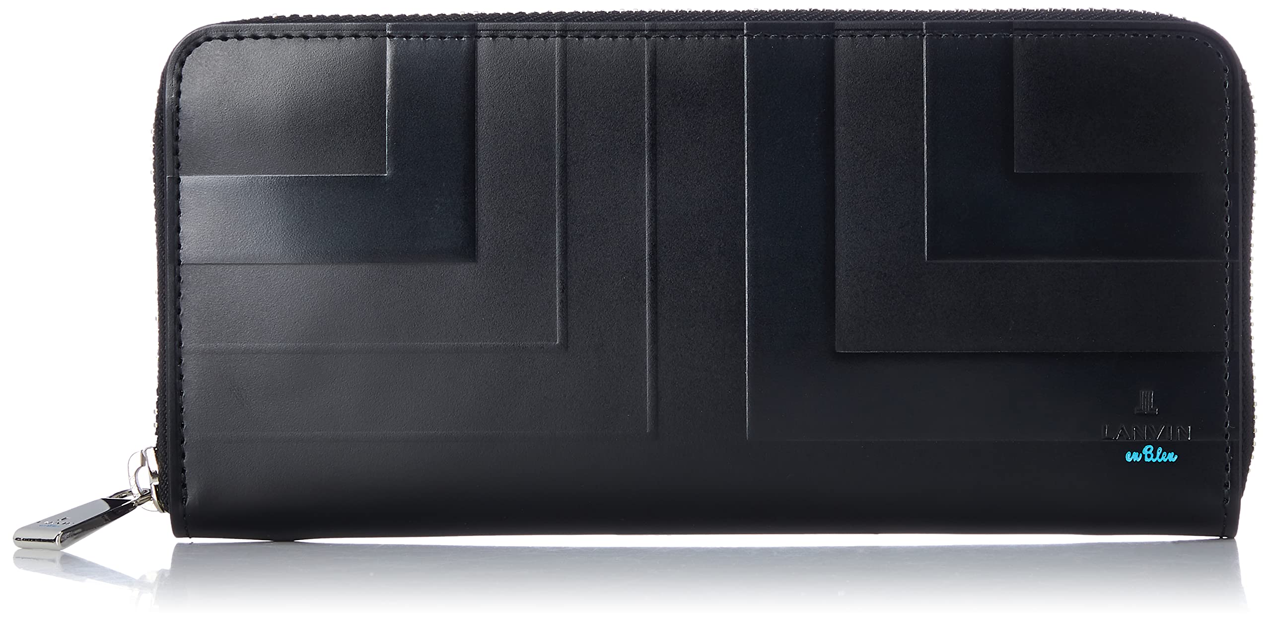 

на круглой молнии длинный кошелек LVB Lister Accessory черный [Lanvin Blue] мужской чёрный