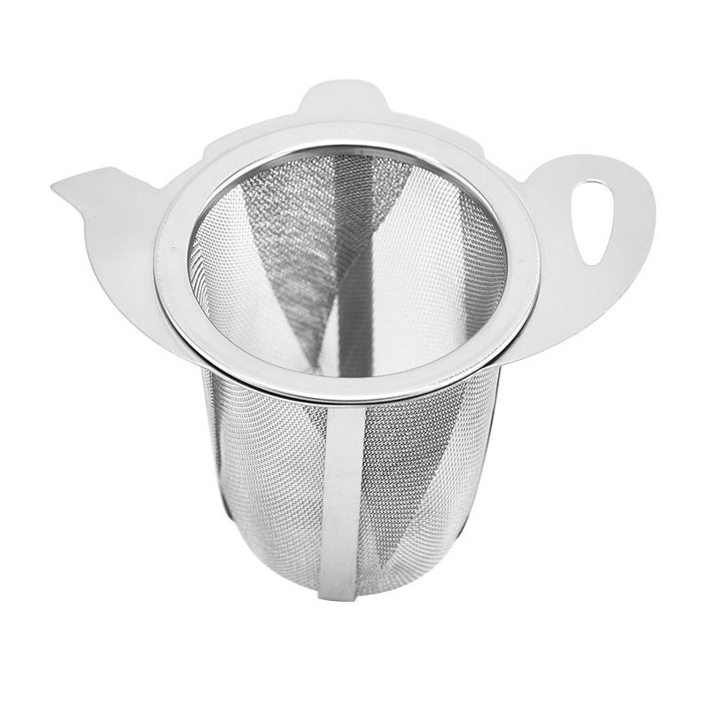 Stainless Steel Tea Infuser with Creative Handle - Household Tea Strainer Filter Accessory