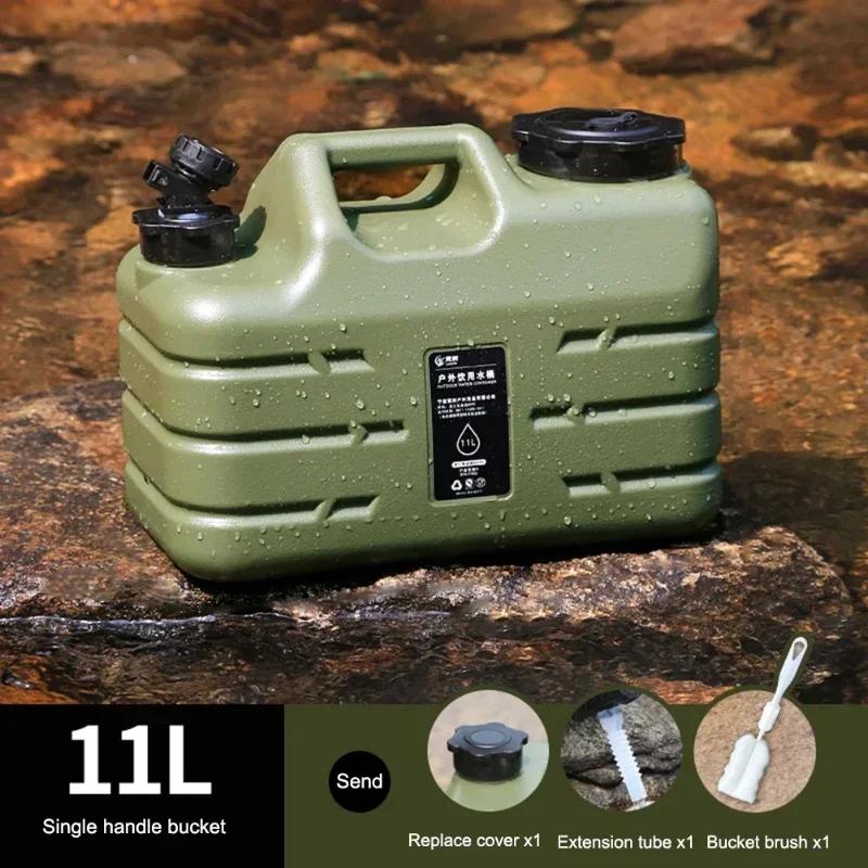 High-Capacity 11L Water Storage Jug – Detachable Faucet, Durable & Leak-Free for Driving & Adventures