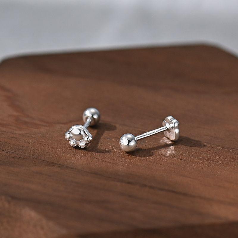 

999 Sterling Silver Earrings 2025 New Arrival Best Selling Cat s Paw Earrings Accessible Luxury Fancy Cute Mini Pure Silver Earrings Cat s Claw Ear Stud