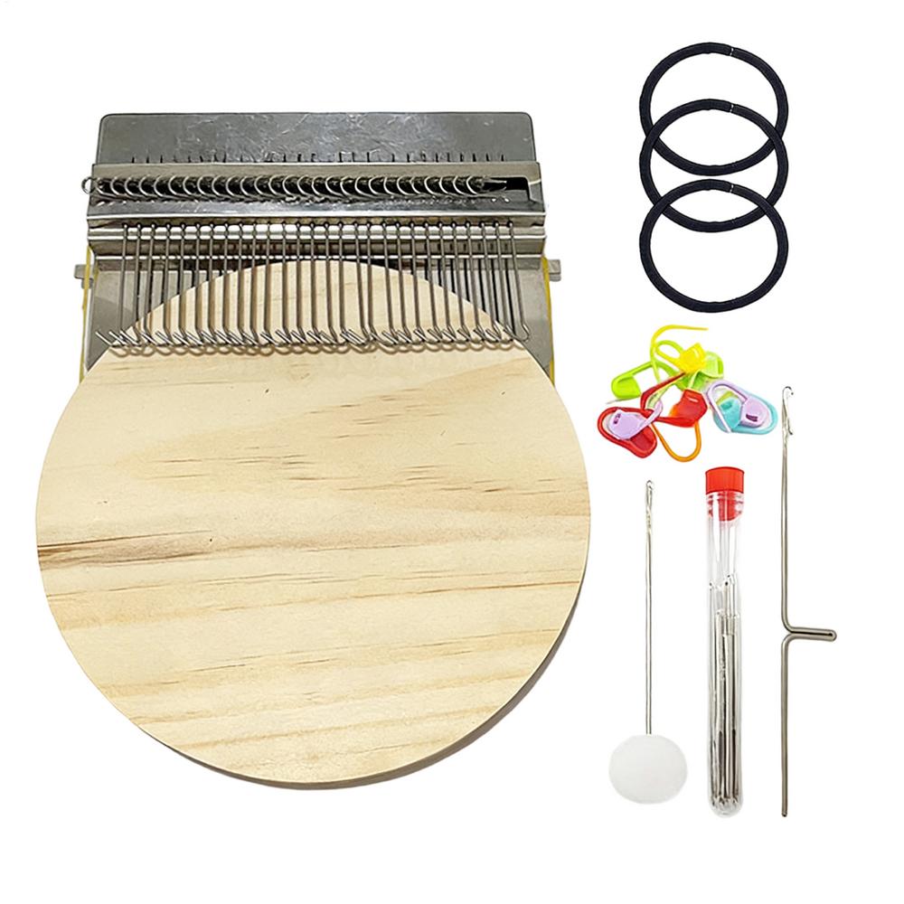 1PC Mini Darning Loom Machine DIY Apparel Sewing Small Loom for Darning Machine   For Mending Clothes and Jeans