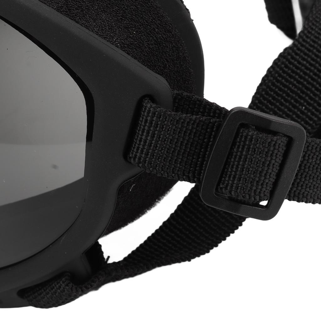 Dog Goggles Windproof Ultraviolet Proof Dustproof Strap Dog Sunglasses for Large Breed