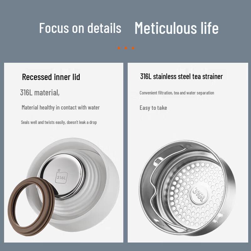 Supor 316 Stainless Steel Insulated Travel Mug