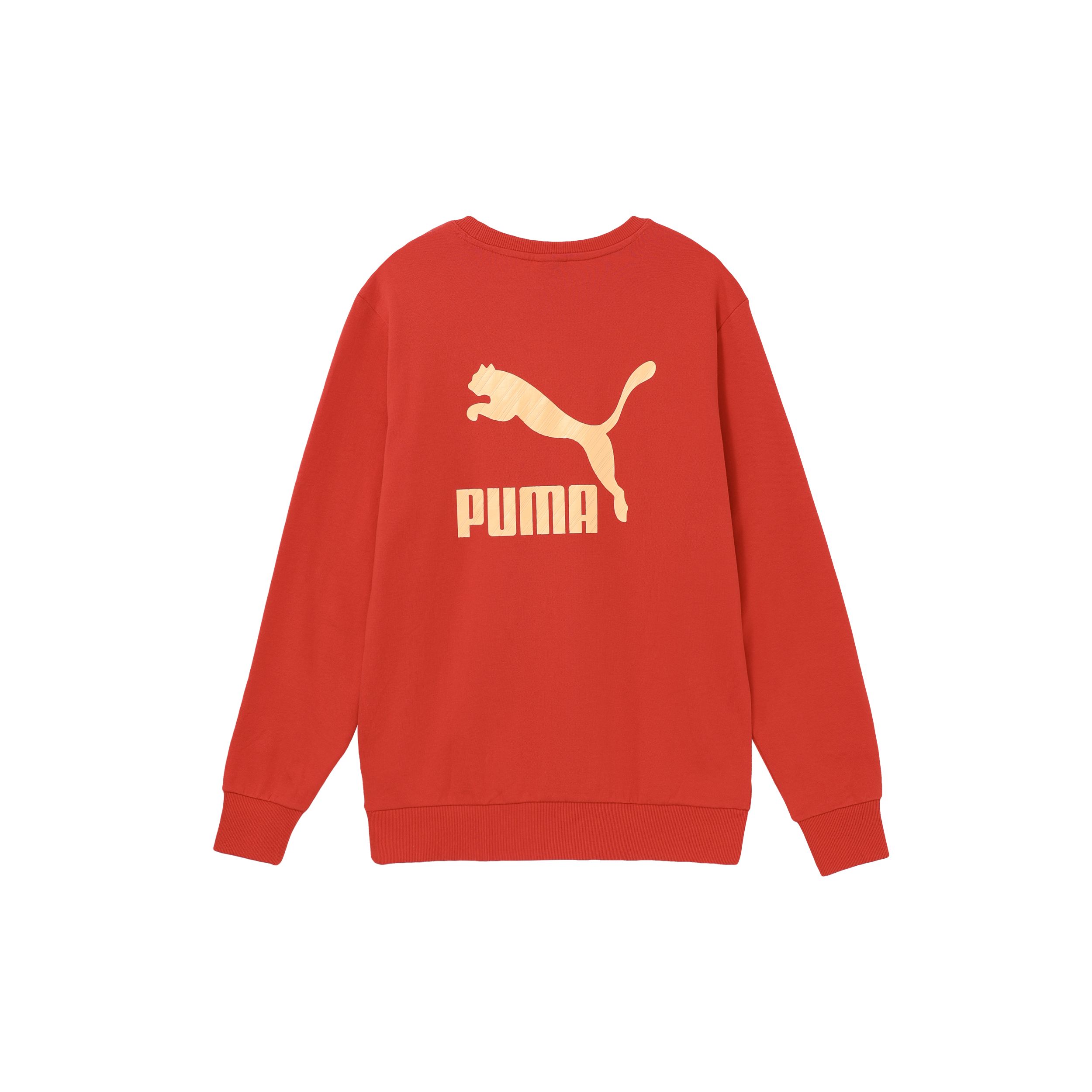 Puma Однотонная толстовка с круглым вырезом унисекс — фото 2