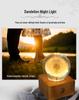 Dandelion Preserved Flower Night Light - Wooden Crystal Ball for Christmas & Birthday Gifts