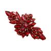 Applicazione Floreale con Strass e Paillettes, Patch Piatto, Decorazione Multi-funzionale per Vestiti Fai-da-te, Applicazione Termoadesiva, Fascia Sposa