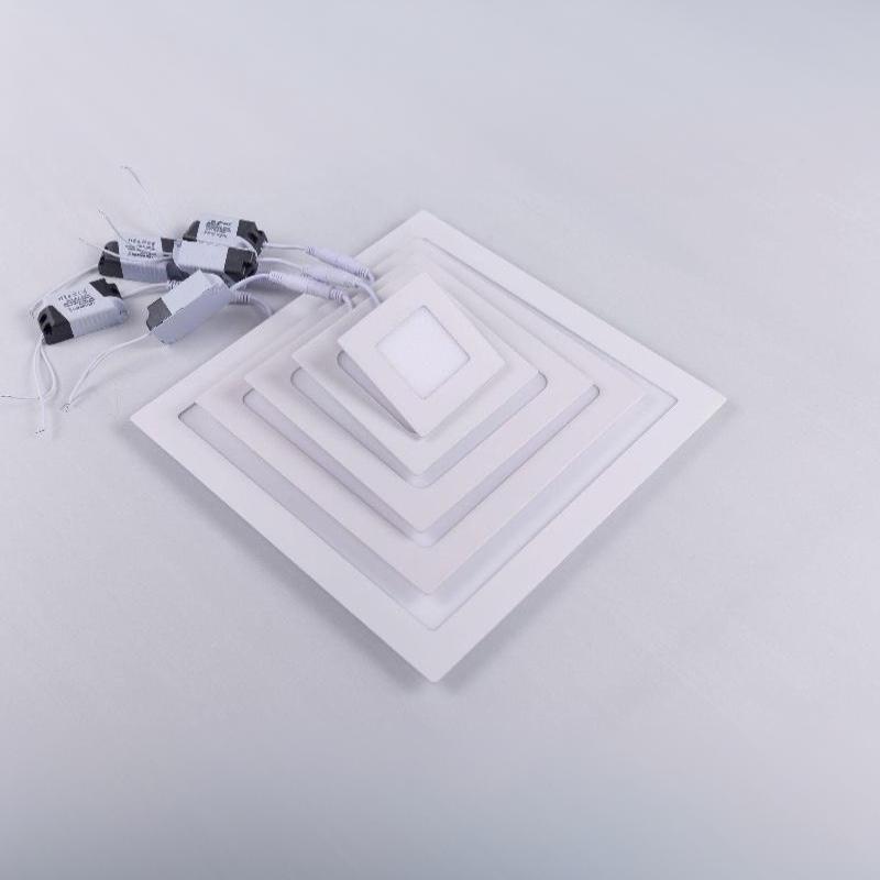 LED-Downlight Dimmbar 3W 6W 9W 12W Quadratisch Rund LED-Spotlicht AC110V/220V Deckenlicht Innen Einbau-Downlight