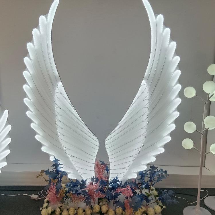 Luminous Iron Butterfly Wings for Wedding Decor - Guiding Light Props
