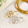 Elegant Gifts Animal Women Metal Trendy Collar Accessories Snake Brooch Pins Badge Fashion Jewelry