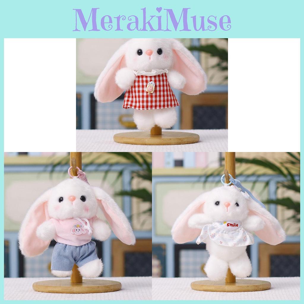 Plush Bunny Hanging Decor With Flower Dress For Kids Gift