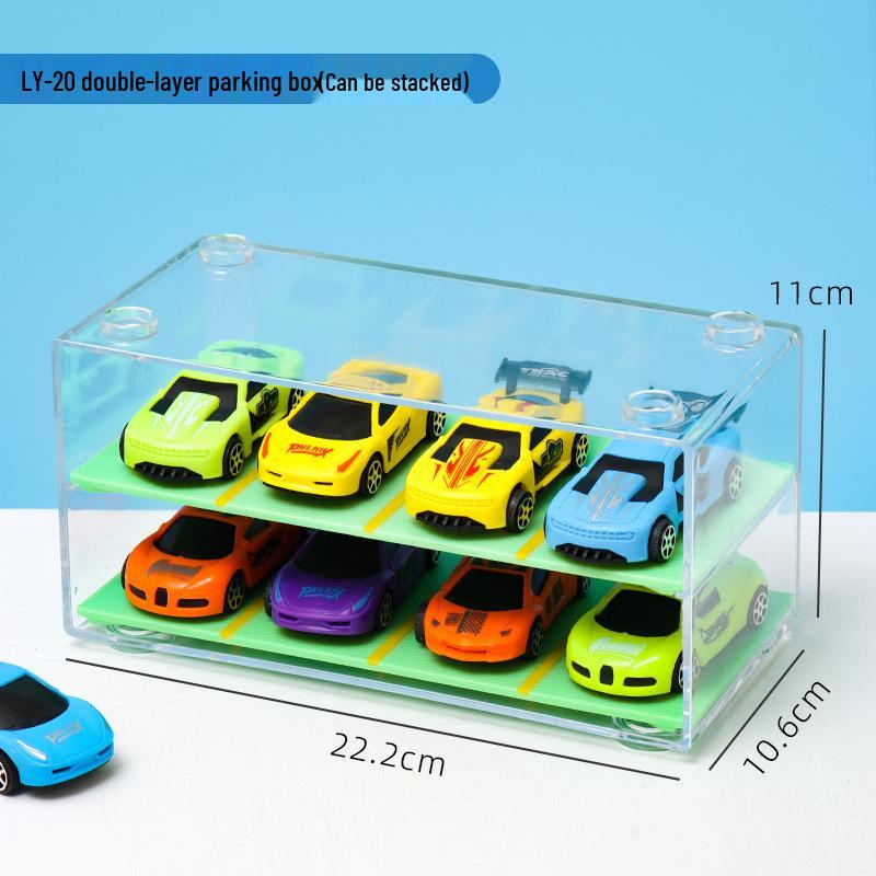 Stackable Desktop Hot Wheels & Tomica Car Display Acrylic Storage Stand