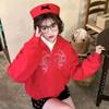 Y2K Stripe Sailor Hat Bow Painter Hat Sweet Beret Hat  Stage Performance